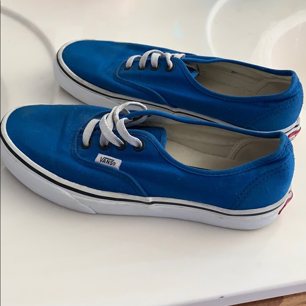 Blue Vans Authentic